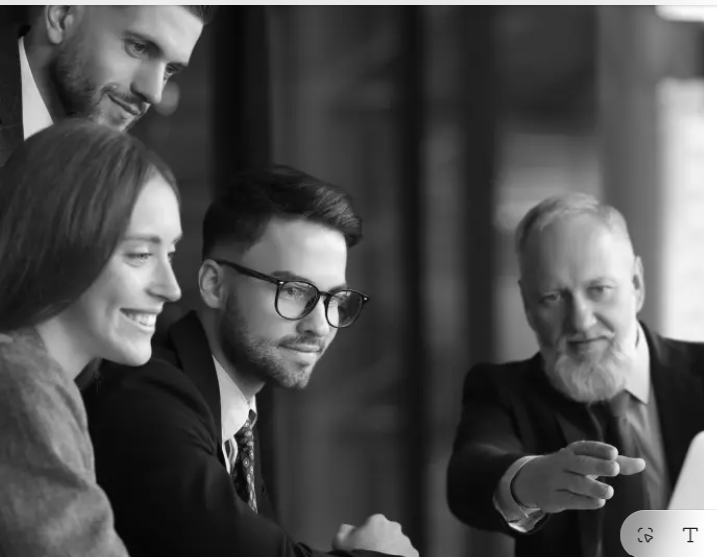 Cybersecurity professionals collaborating